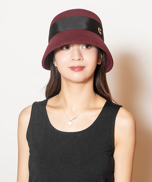 モデル頭囲：56cm 着用サイズ：ONESIZE