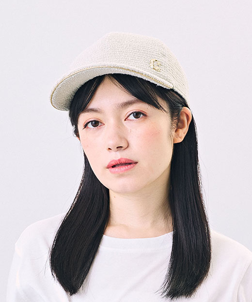 モデル頭囲：54cm 着用サイズ：ONESIZE