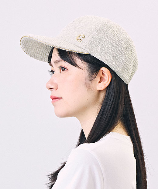 モデル頭囲：54cm 着用サイズ：ONESIZE