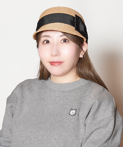 モデル頭囲：56cm 着用サイズ：ONESIZE
