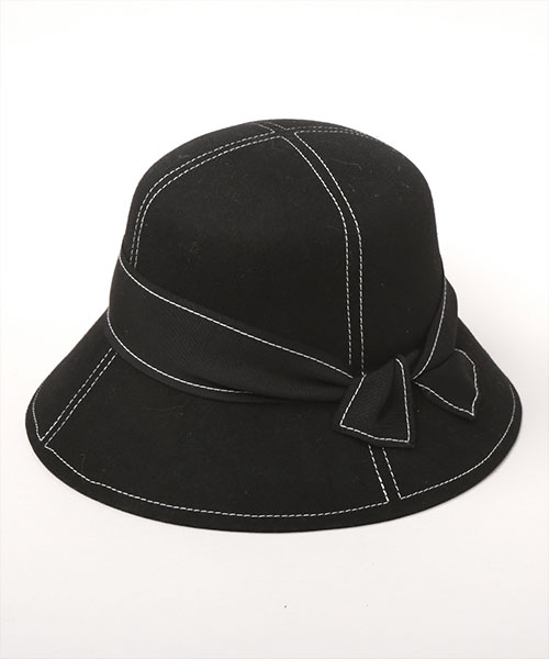 モデル頭囲：55.5cm 着用サイズ：ONESIZE