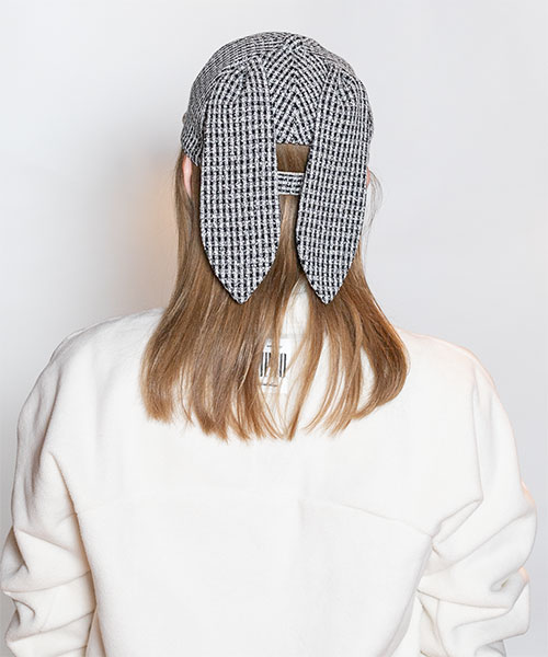 モデル頭囲：56cm 着用サイズ：ONESIZE