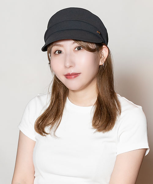 モデル頭囲：56cm 着用サイズ：ONESIZE