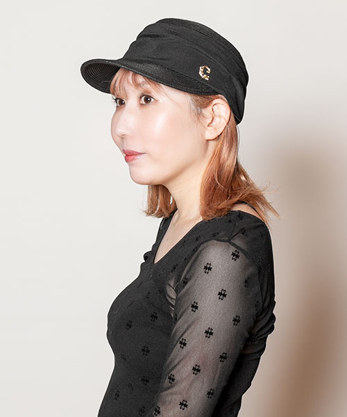 BLACK モデル頭囲：56cm