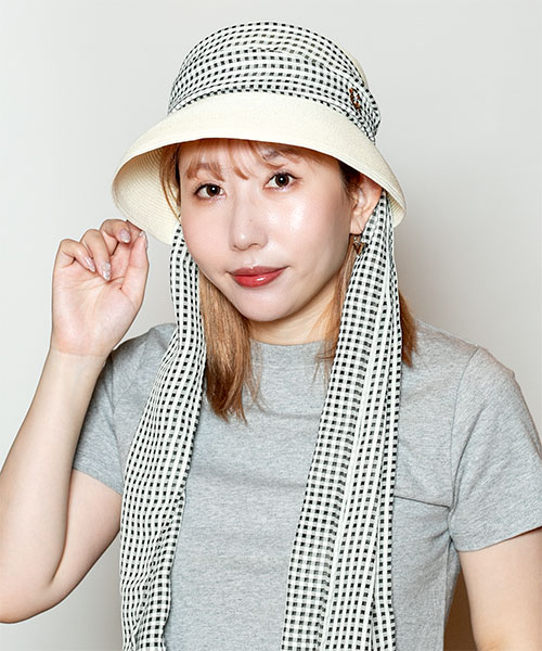 WHITE モデル頭囲：56cm