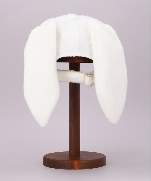 HK RABBIT FUR2 PINK ONESIZE