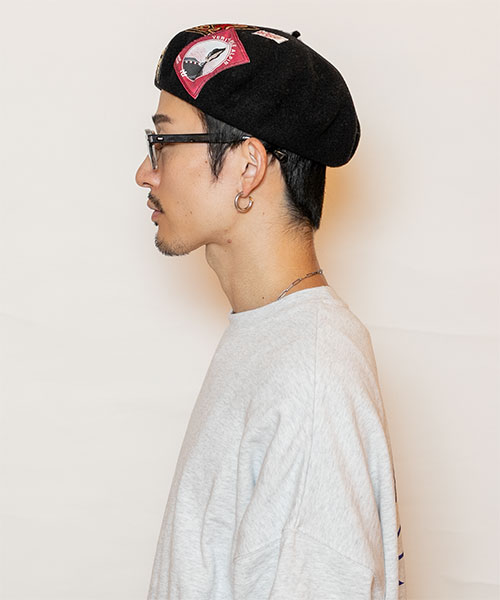 BLACK モデル頭囲：58.5cm