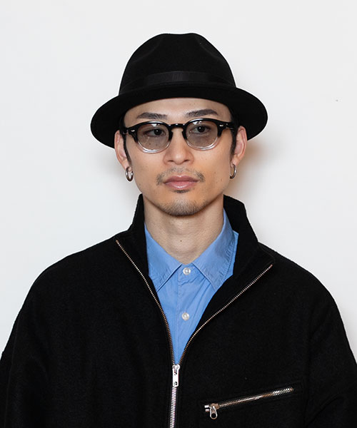モデル頭囲：58.5cm 着用サイズ：ONESIZE