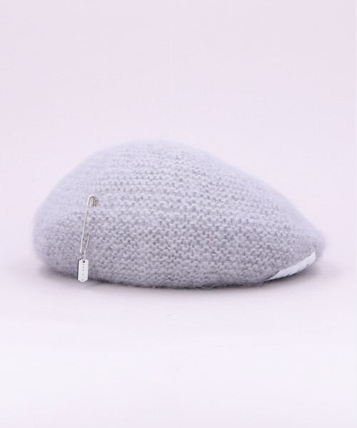 AKA SIX MOHAIR BERET GRAY ONESIZE