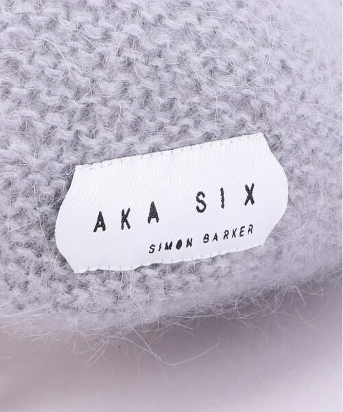 AKA SIX MOHAIR BERET GRAY ONESIZE