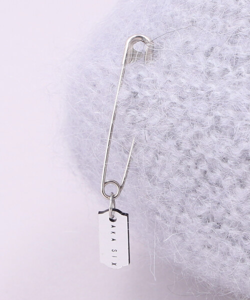 AKA SIX MOHAIR BERET GRAY ONESIZE