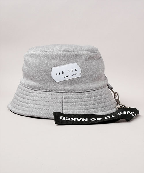 AKA SIX POLY BUCKET HAT BLACK ONESIZE