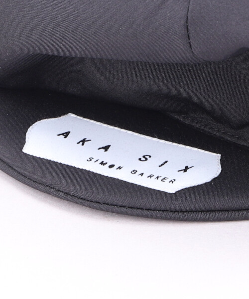 AKA SIX POLY NEWS BOY CAP BLACK ONESIZE