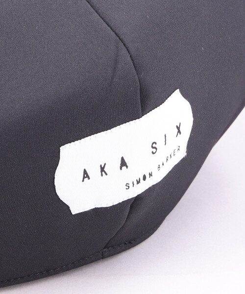 AKA SIX POLY NEWS BOY CAP BLACK ONESIZE