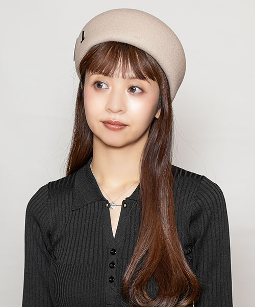 モデル頭囲：56cm 着用サイズ：ONESIZE