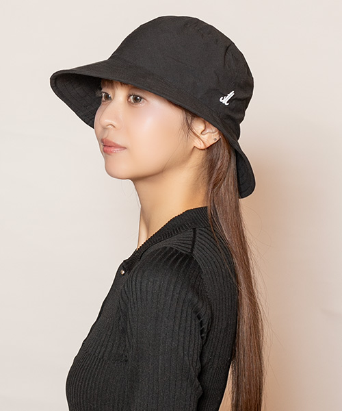 モデル頭囲：56cm 着用サイズ：ONESIZE