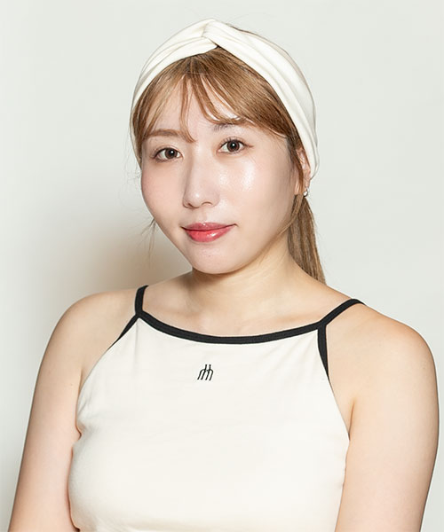 モデル頭囲：56cm 着用サイズ：ONESIZE