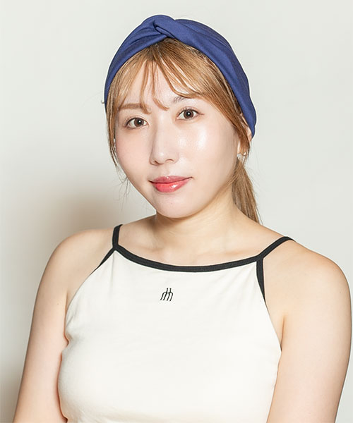 モデル頭囲：56cm 着用サイズ：ONESIZE