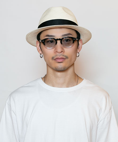 モデル頭囲：58.5cm 着用サイズ：60cm