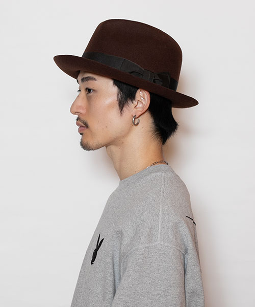 BROWN モデル頭囲：58.5cm 着用サイズ：61