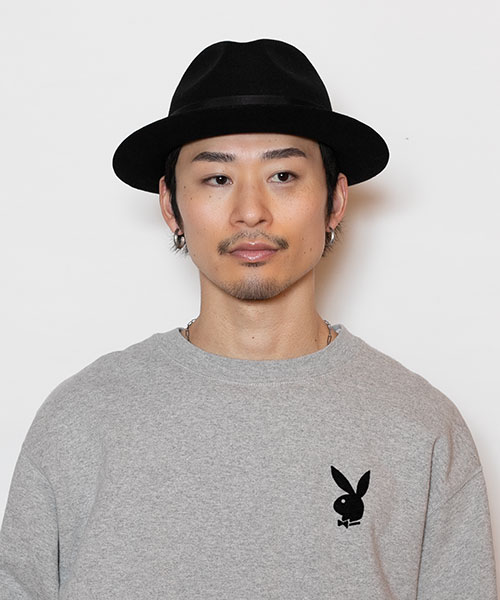 BLACK モデル頭囲：58.5cm 着用サイズ：59