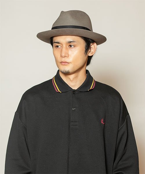 モデル頭囲：58cm 着用サイズ：59サイズ