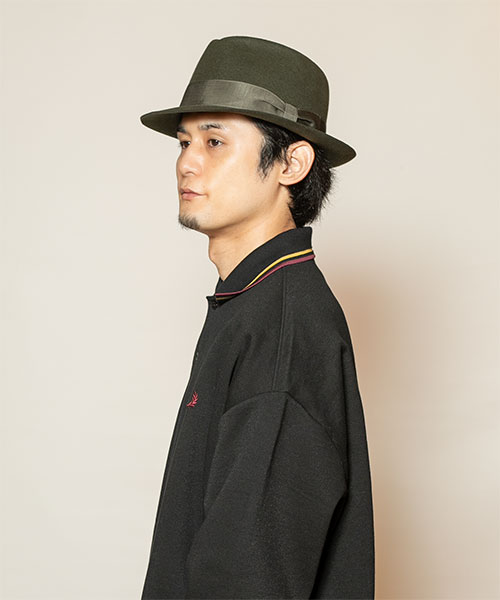モデル頭囲：58cm 着用サイズ：59サイズ