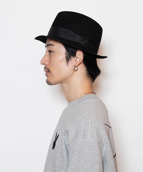 BLACK モデル頭囲：58.5cm 着用サイズ：58
