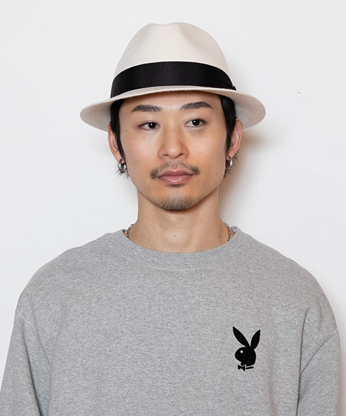 WHITE モデル頭囲：58.5cm 着用サイズ：59