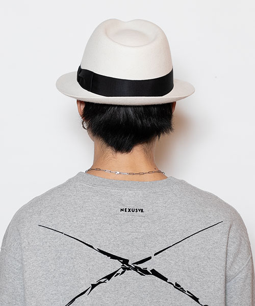 WHITE モデル頭囲：58.5cm 着用サイズ：59