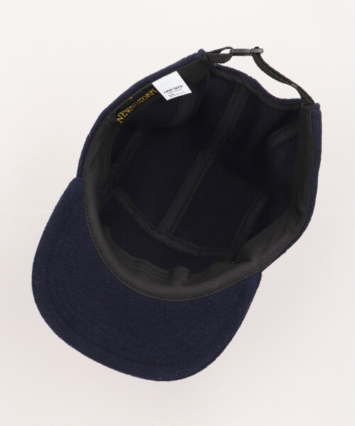 WOOL CAMP CAP NAVY ONESIZE