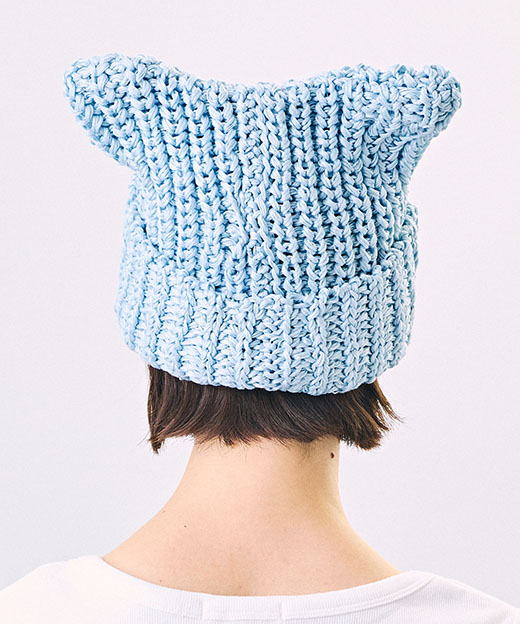 モデル頭囲：52cm 着用サイズ：ONESIZE
