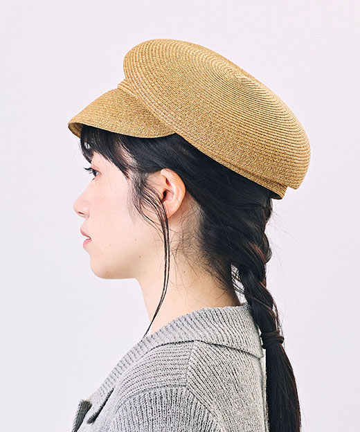 モデル頭囲：54cm 着用サイズ：ONESIZE