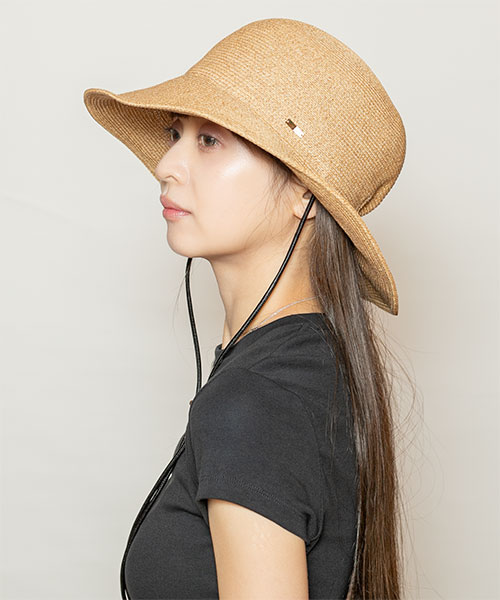 モデル頭囲：56cm 着用サイズ：ONESIZE