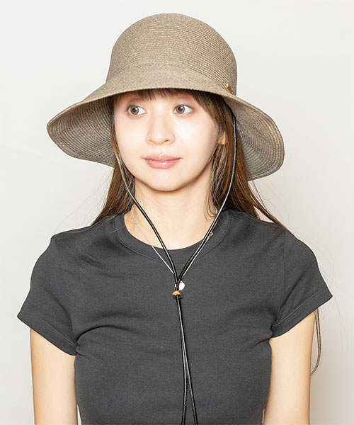 モデル頭囲：56cm 着用サイズ：ONESIZE