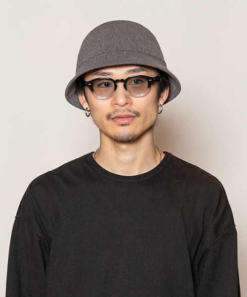 CHARCOAL GRAY モデル頭囲：58.5cm