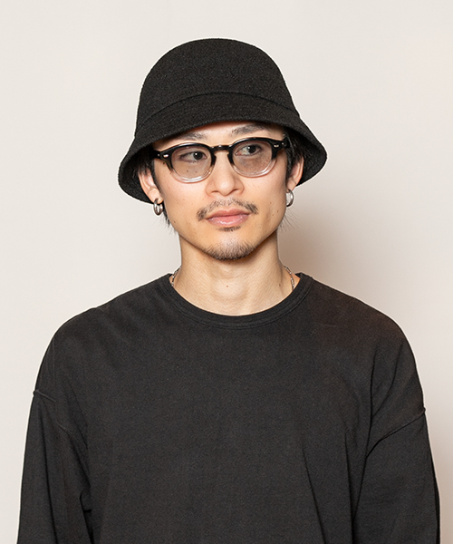 BLACK モデル頭囲：58.5cm