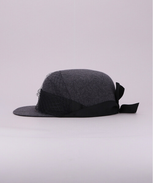 CAP WITH TULLE BROWN ONESIZE
