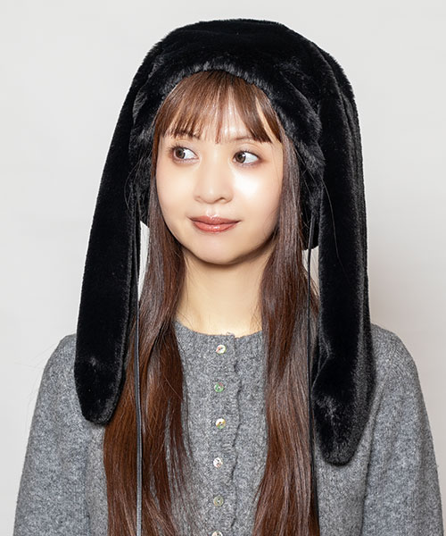 モデル頭囲：56cm 着用サイズ：ONESIZE