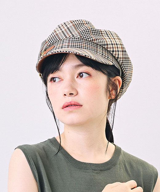 モデル頭囲：54cm 着用サイズ：ONESIZE