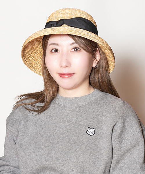 モデル頭囲：56cm 着用サイズ：ONESIZE