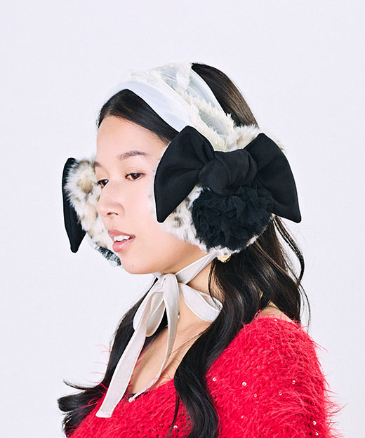 モデル頭囲：54cm 着用サイズ：ONESIZE
