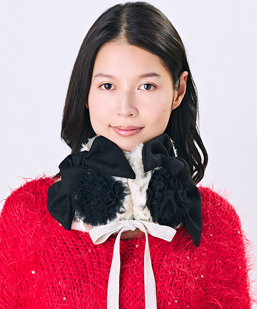 モデル頭囲：54cm 着用サイズ：ONESIZE