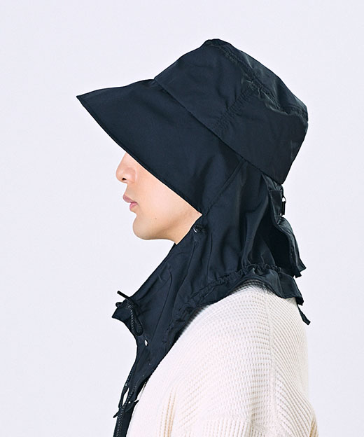 モデル頭囲：56cm 着用サイズ：ONESIZE