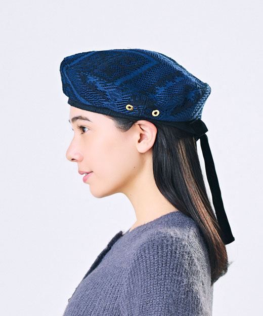 モデル頭囲：56cm 着用サイズ：ONESIZE