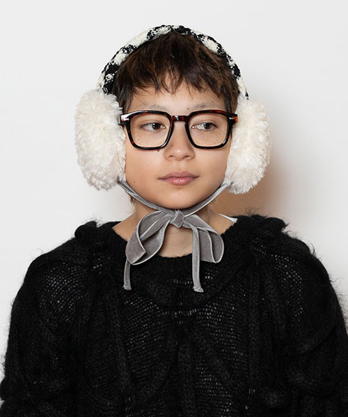 モデル頭囲：54cm 着用サイズ：ONESIZE