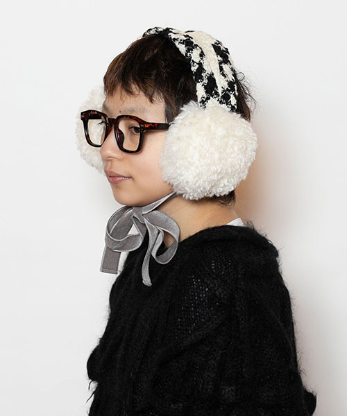 モデル頭囲：54cm 着用サイズ：ONESIZE