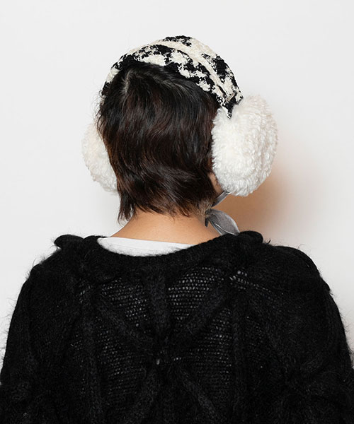 モデル頭囲：54cm 着用サイズ：ONESIZE