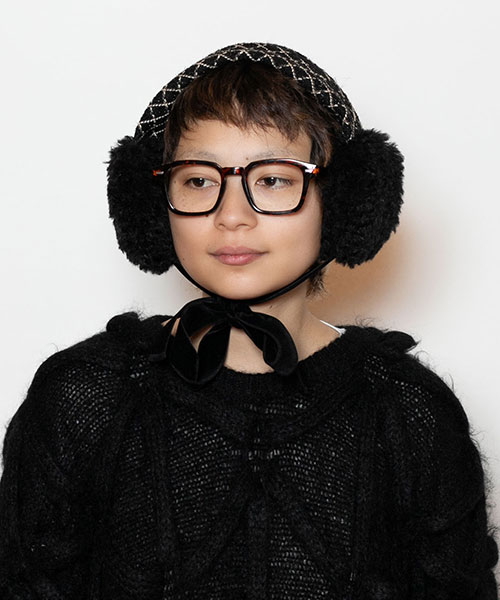 モデル頭囲：54cm 着用サイズ：ONESIZE