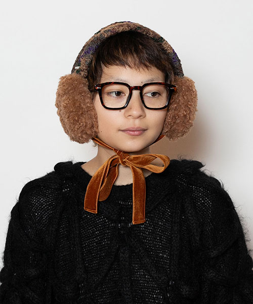 モデル頭囲：54cm 着用サイズ：ONESIZE